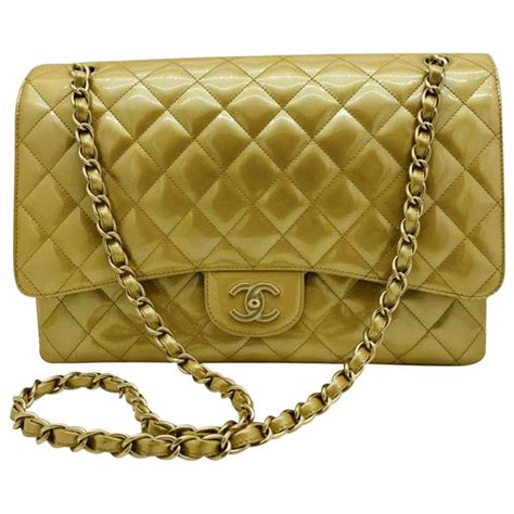 classic chanel bag gold|Chanel bag classic sale.